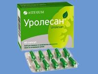 УРОЛЕСАН. УПАКОВКА ПО 10 КАПСУЛ У БЛІСТЕРІ